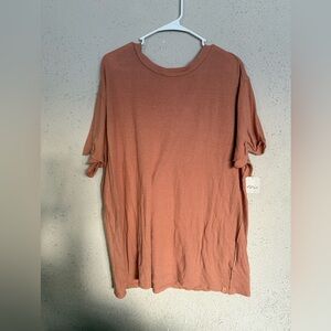 We The Free Terracotta Oversized Tee